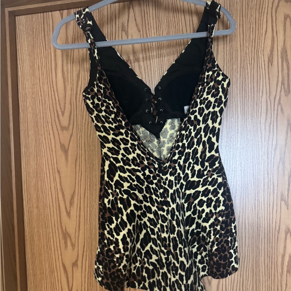 1960's Iconic Vintage Cole of California Leopard Print Swimsuit / SM - Picture 4 of 12